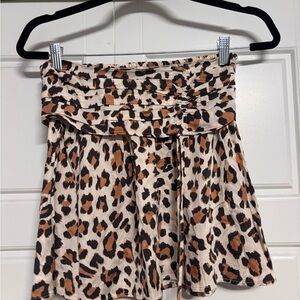 Aerie Leopard-Print Mini Skirt
